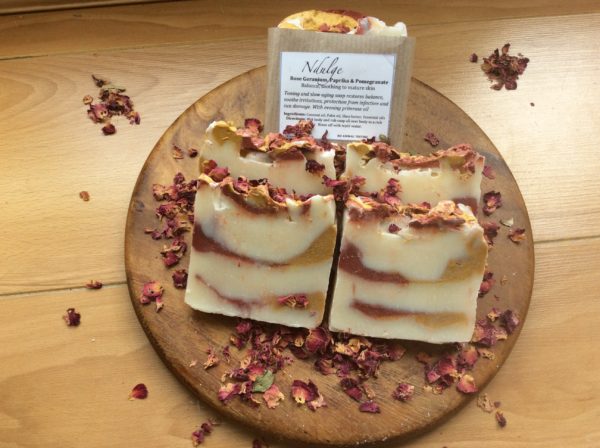 Rose Geranium, Paprika & Pomegranate Soap
