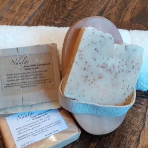 Goat Milk, Lavender & Poppy seeds soap bundle